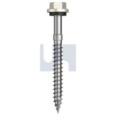 Hobsons - #14-10 x 65 Surfmist (Titania) -Cl4 As3566 + Scratchguard Type 17 Hex Head + Washer | Fs630-Sm (Pack Of 250)